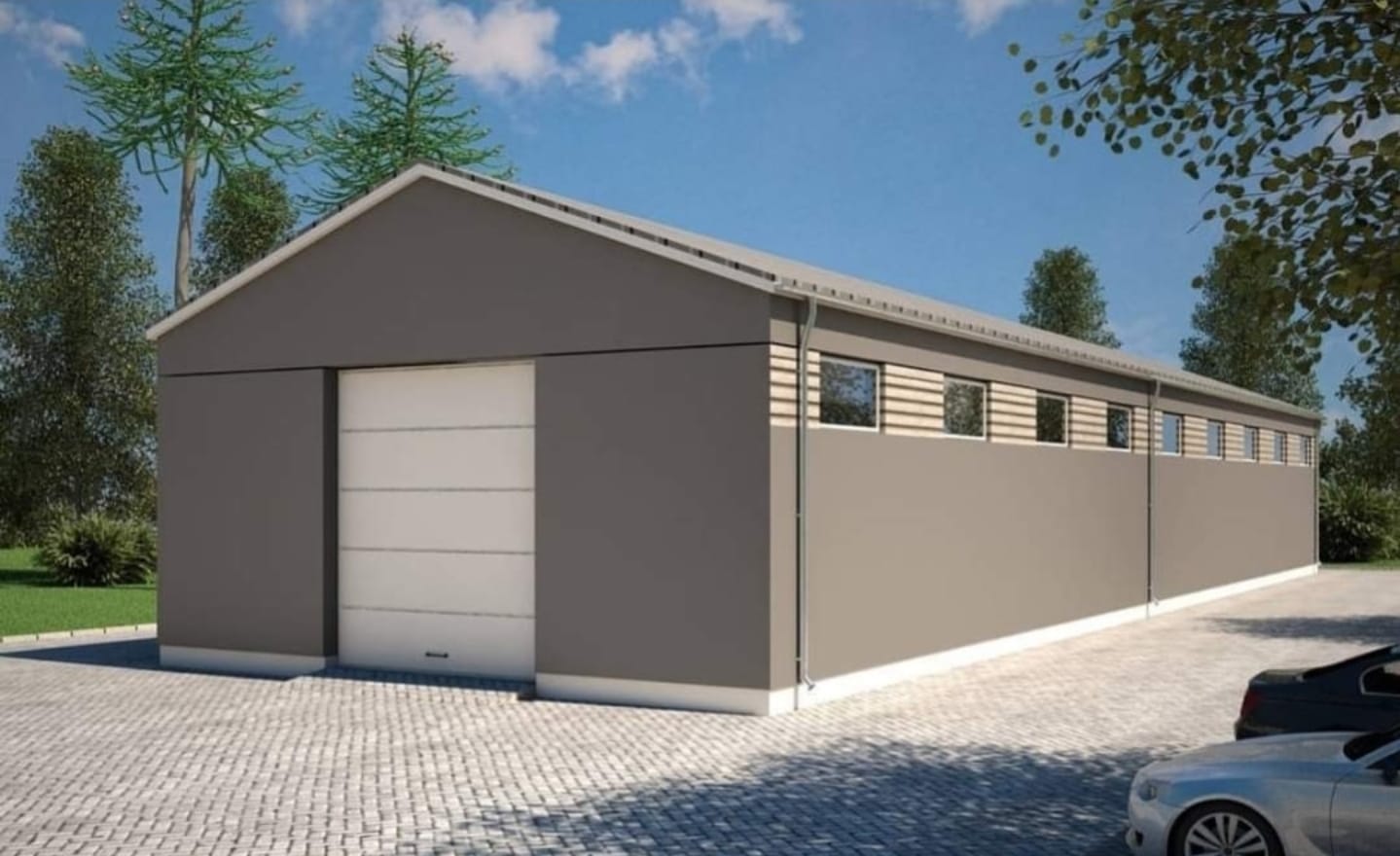 Angaras/ garažas 10x12 m (120 m²)